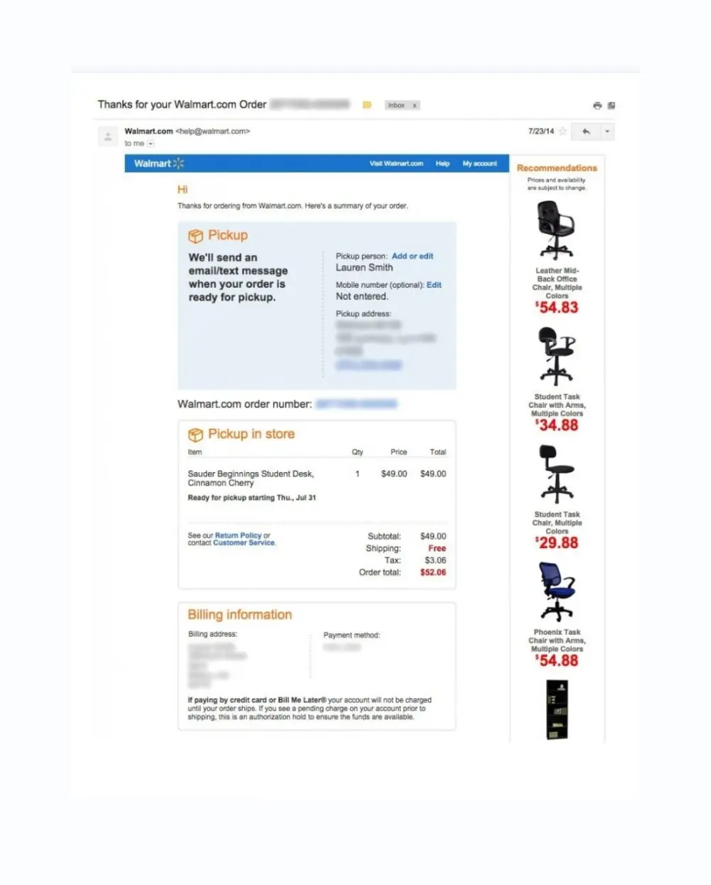  Upsell Using Your Receipt