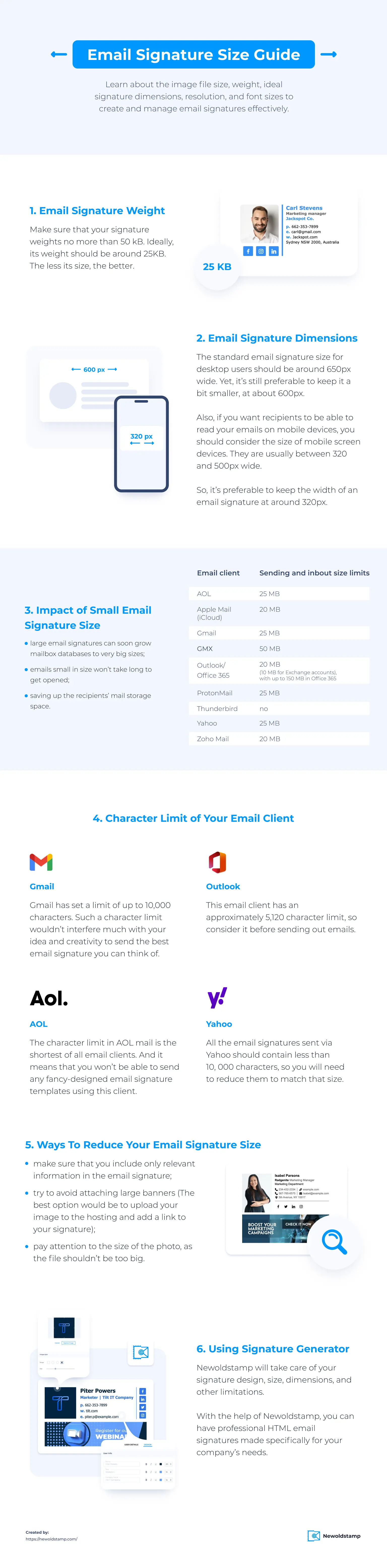 Email Signature Size Guide Email Signature Size Guide