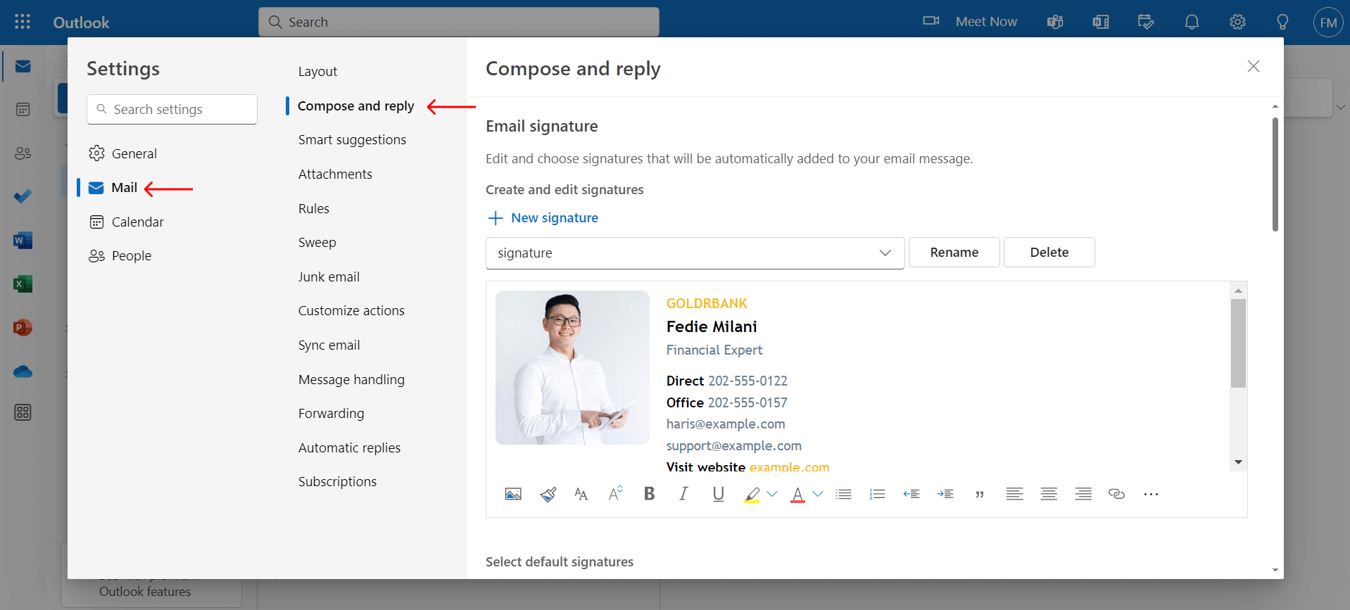How to Add Email Signature in Outlook: Installation Guide - NEWOLDSTAMP