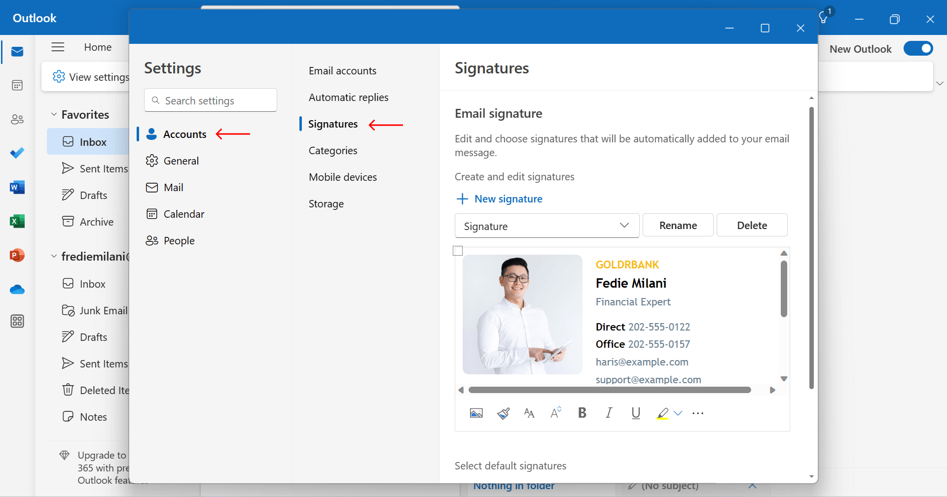 How to Add Email Signature in Outlook: Installation Guide - NEWOLDSTAMP