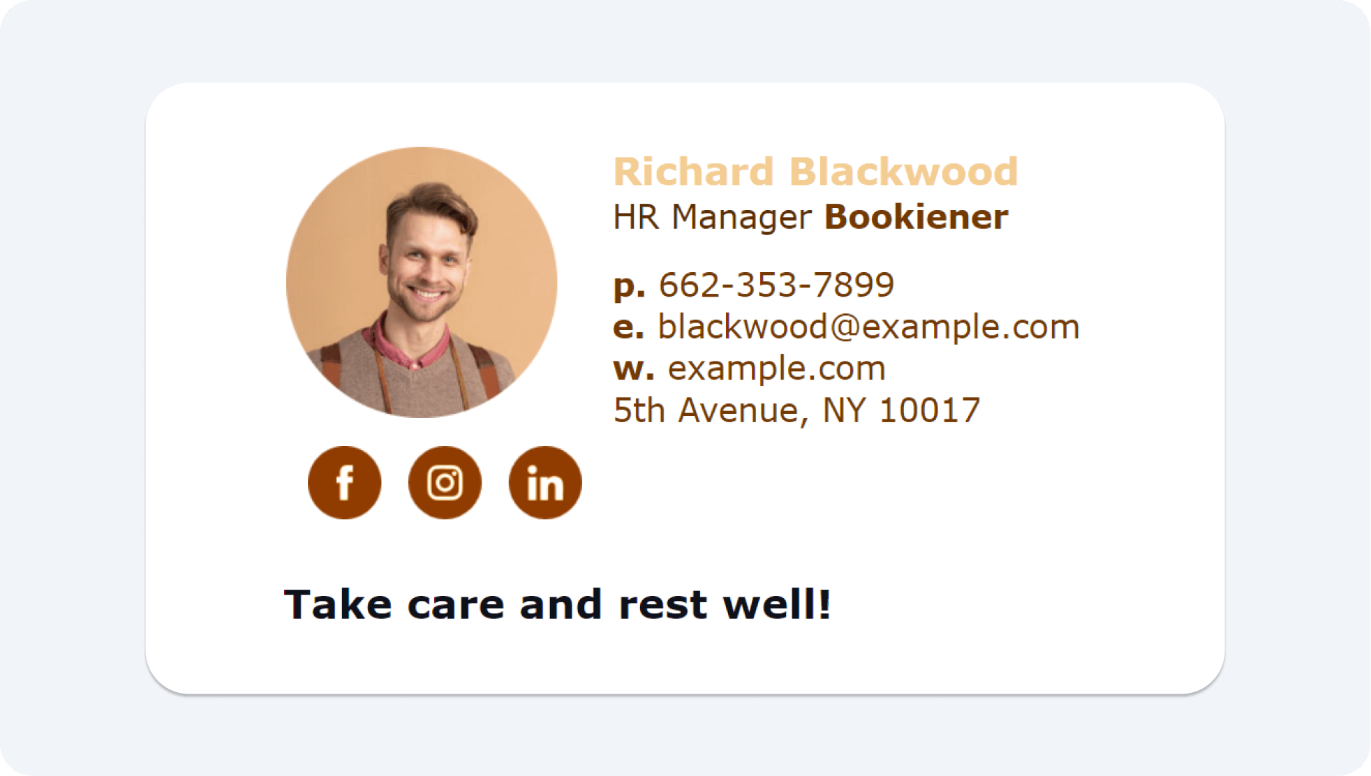Personal Email Signature Examples, Key Benefits & Tips - NEWOLDSTAMP