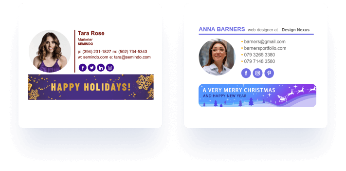 Perfect Christmas Banner for Email Signature