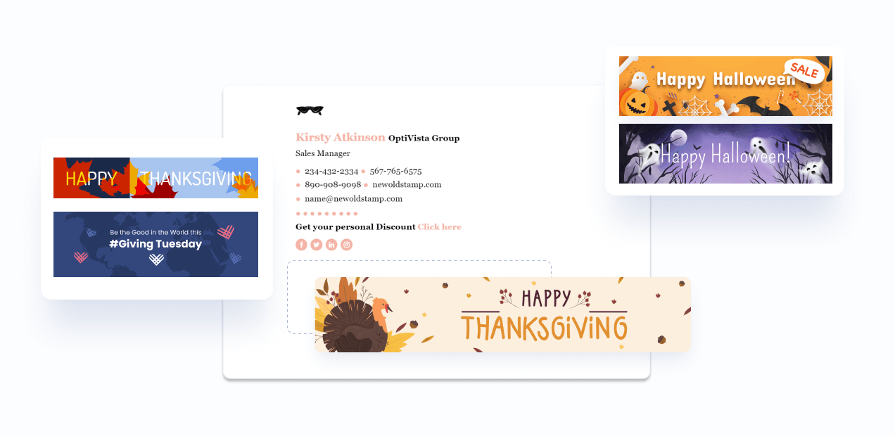 email signature banners for holiday greetings