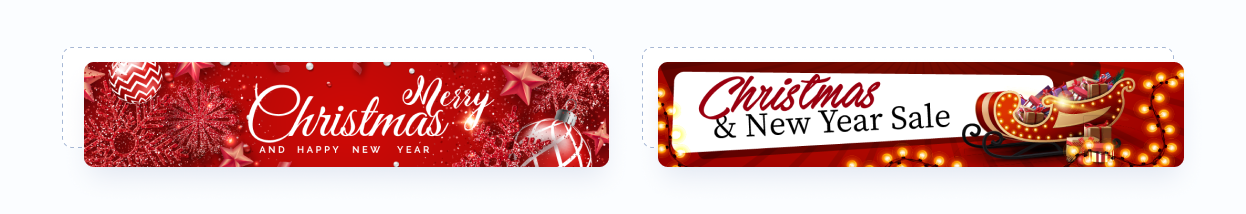 Christmas and New Year  email signature banner