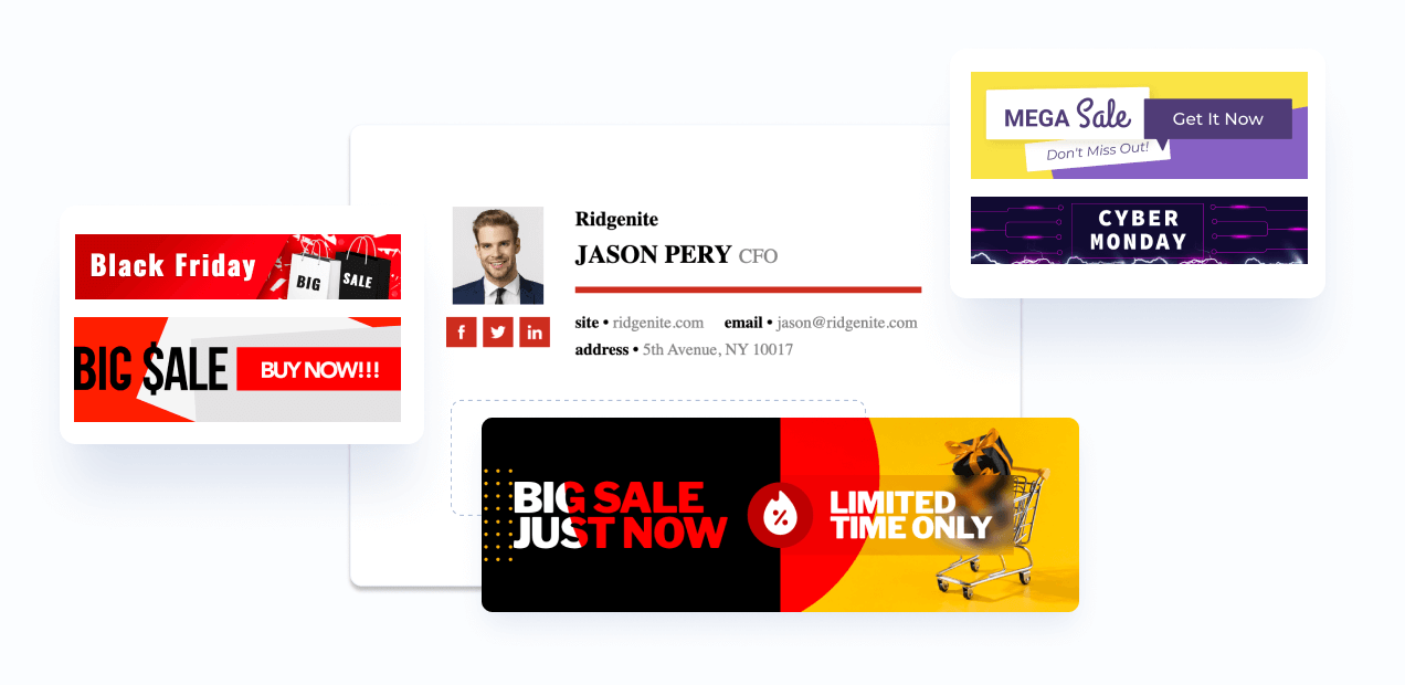 banners to promote your new marketing offer