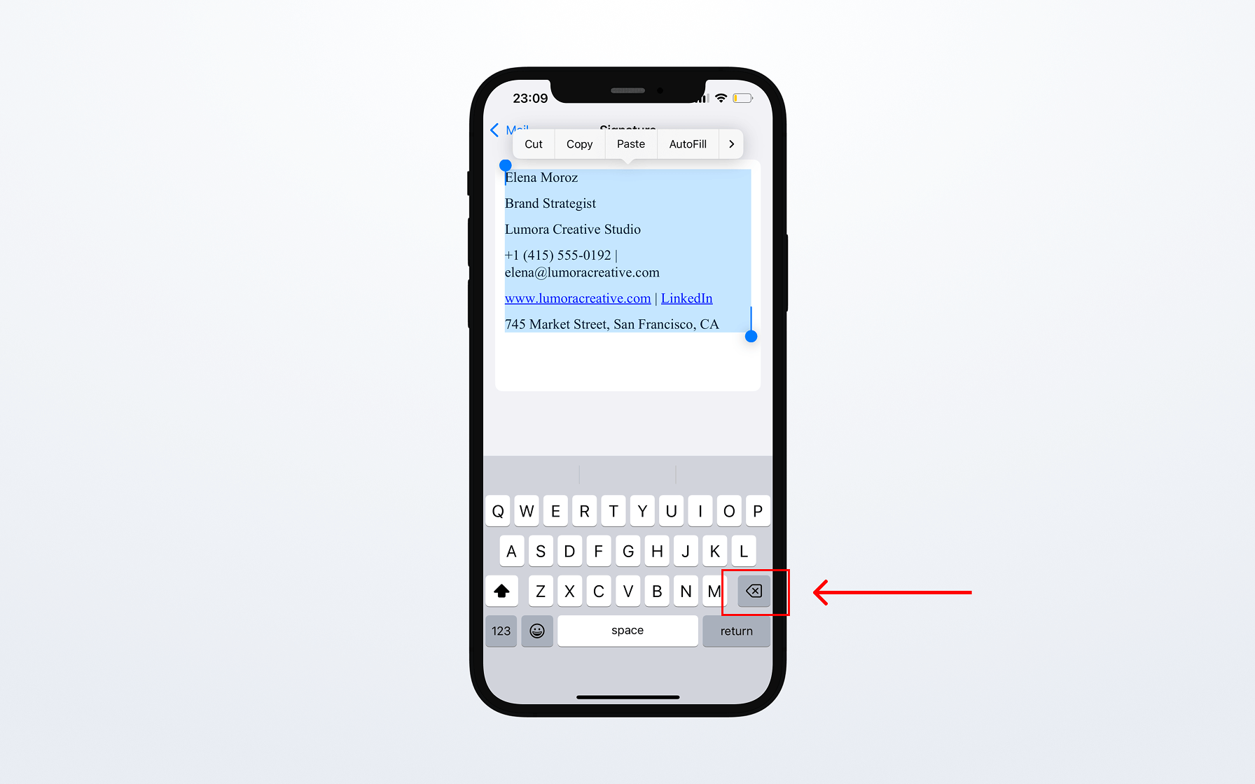 How to Restore the Default “Sent from My iPhone” Signature