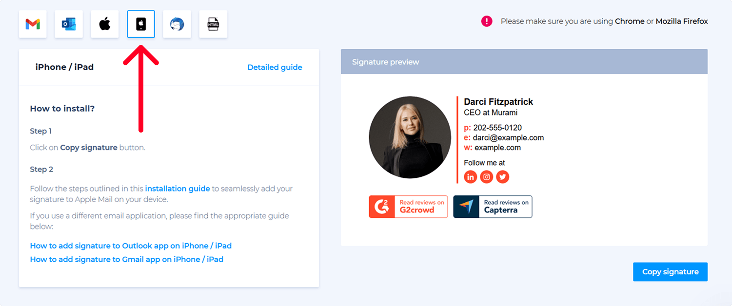 generate an HTML code