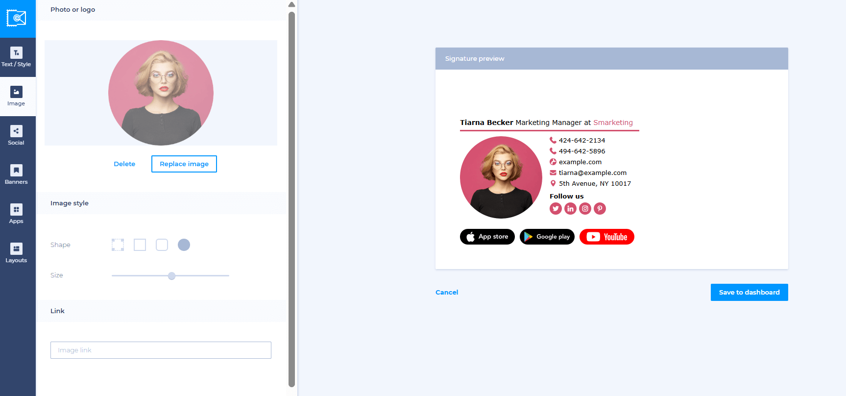 branding elements html email signature newoldstamp