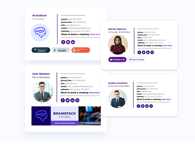 HTML email signatures (1)