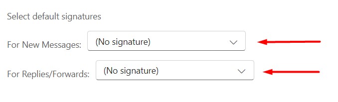 no signature