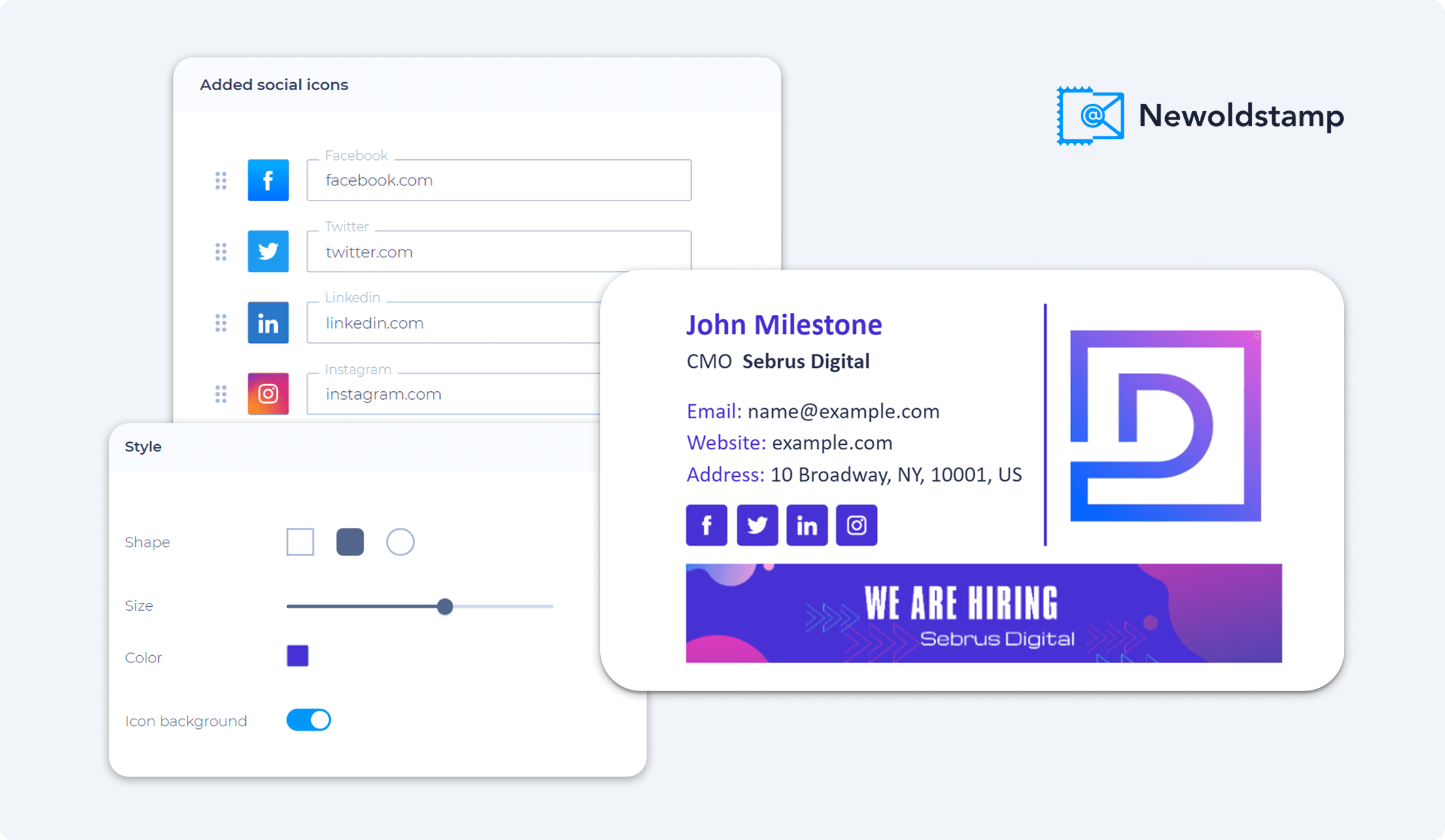 email signature newolstamp
