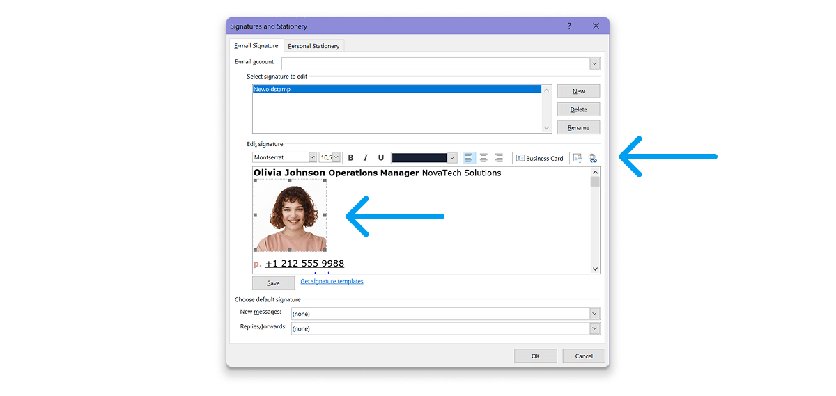 Select the Image and Insert A Link