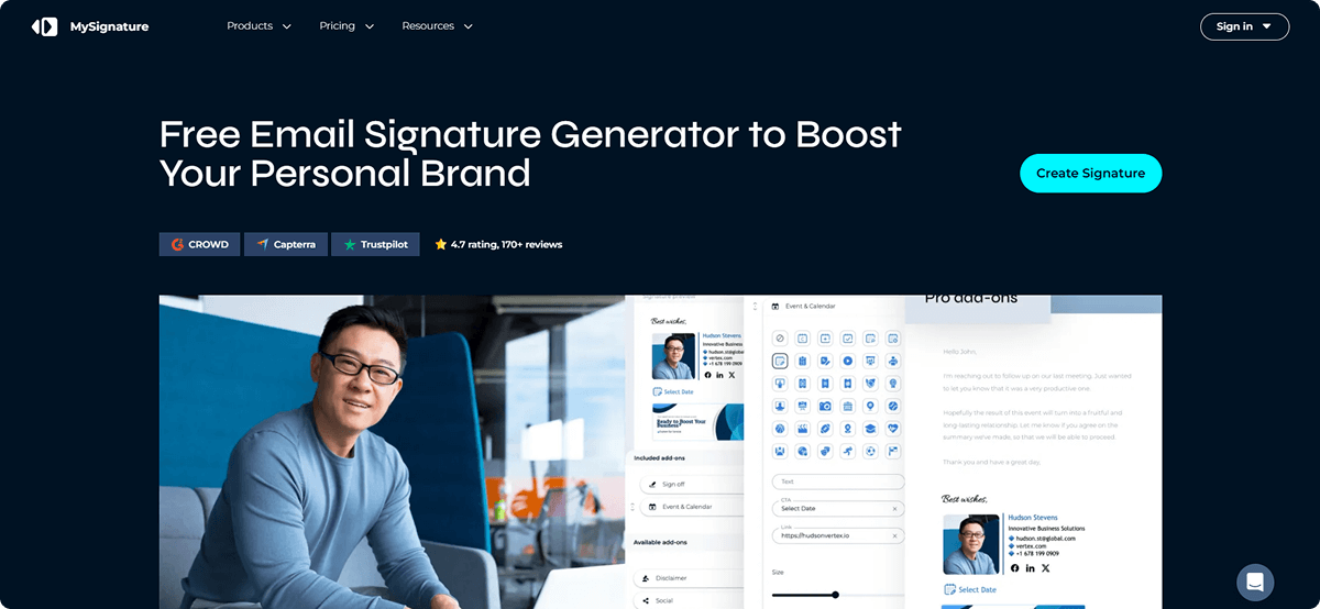 MySignature Email Signature Branding Tool