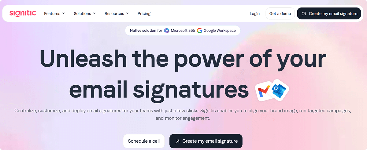 Signitic email Signatures