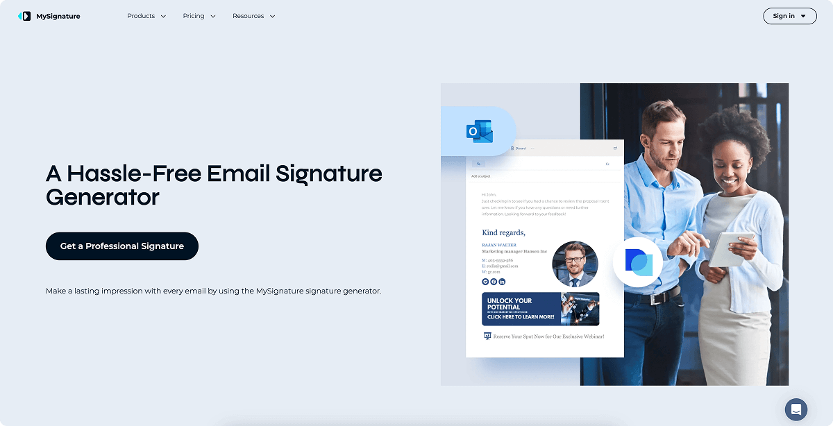 MySignature Email Signature Generator  Black Friday Deal