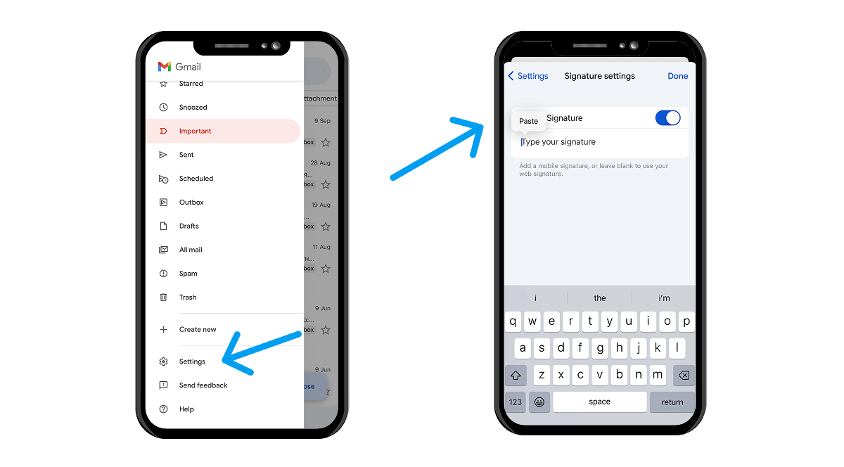Open Gmail App Settings