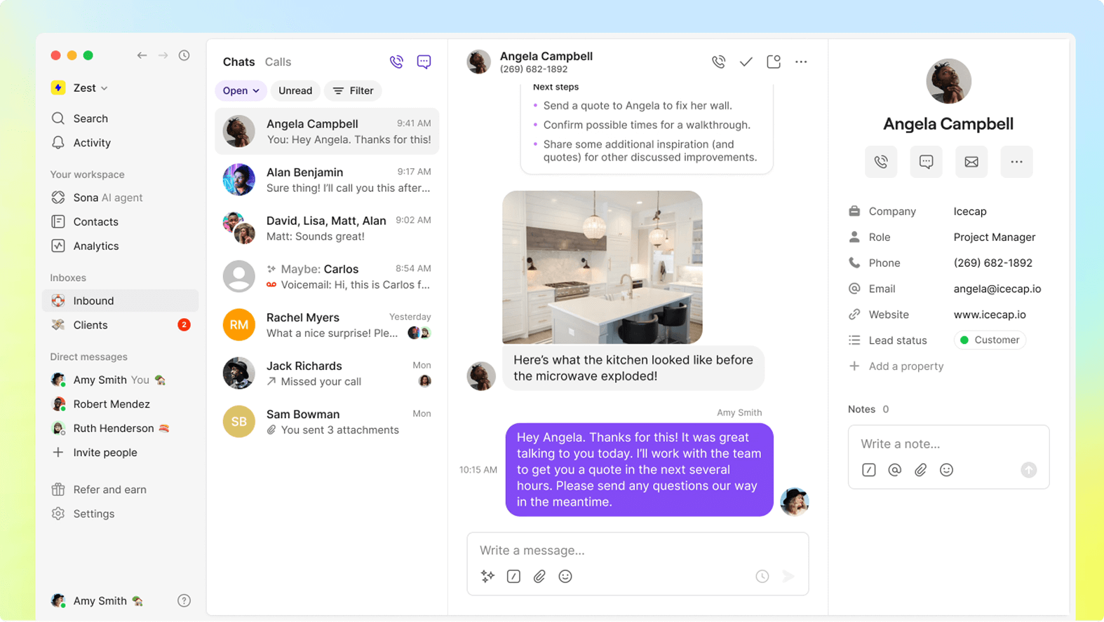 business communication app 