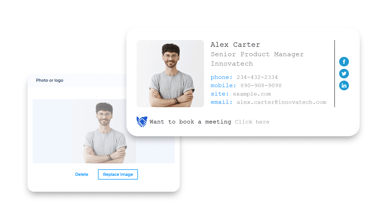 Insert Photo in Email Signature