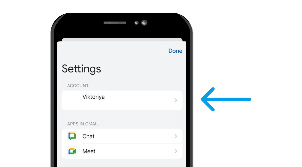 Choose The Account for Email Signature