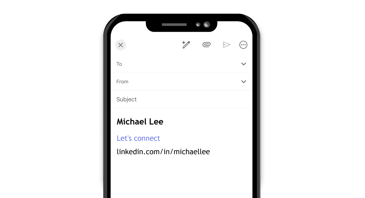 Professional Email Signature Example