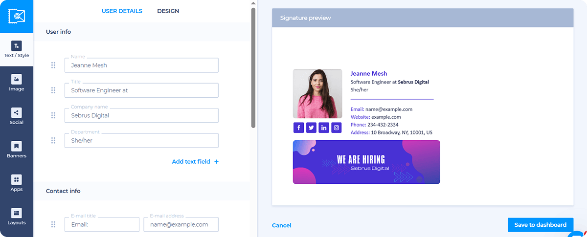 Add pronouns to youe email signature