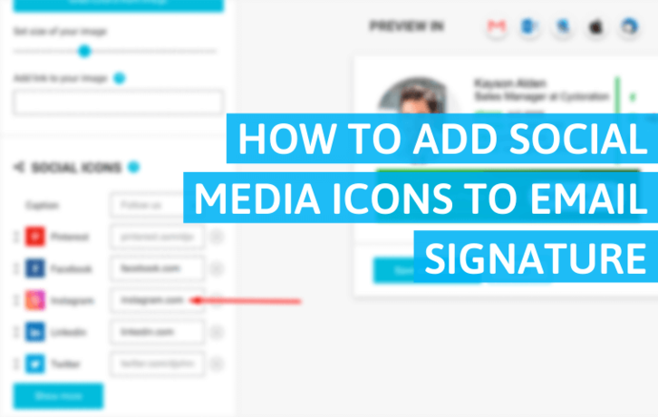 How to Add Social Media Icons to Gmail Email Signature