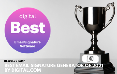 Newoldstamp Named Best Email Signature Generator of 2021 by Digital.com