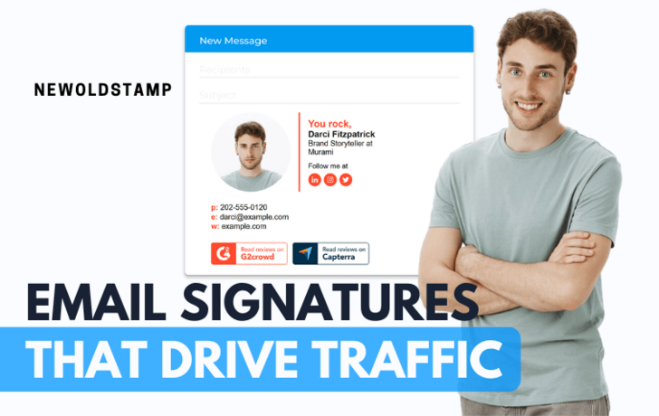 How email signatures can drive brand awareness and organic traffic