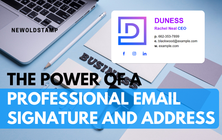 Sign Off in Style: The Power of a Professional Email Signature and Address
