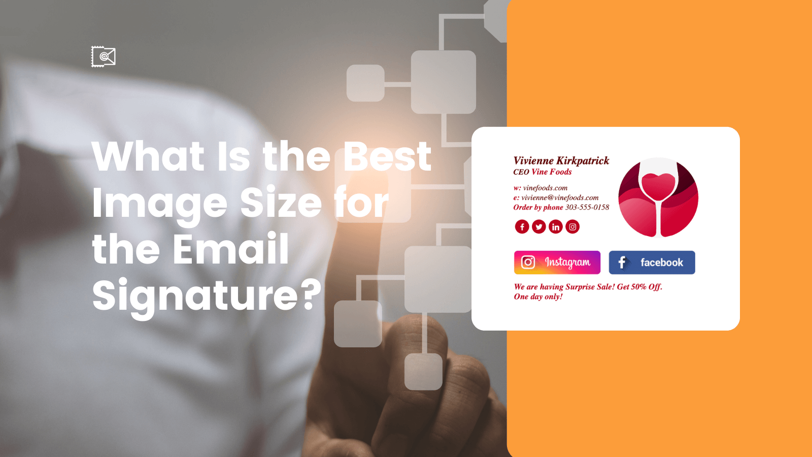 What Size Should Image Be For The Email Signature Newoldstamp