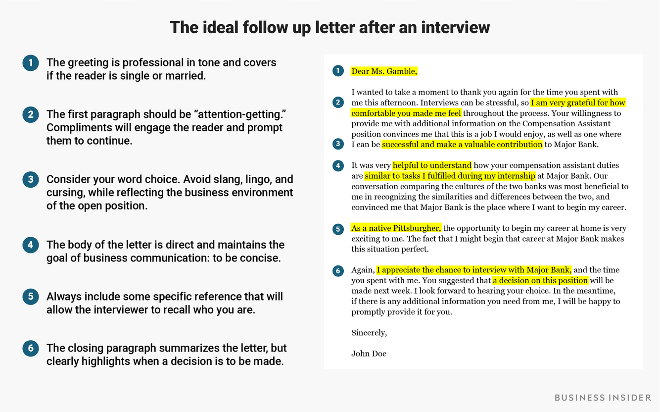 Key elements of a good thank-you email after a sales meeting