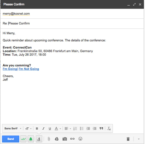 lunch for to mail invitation colleagues Reminder Email Great 13 Really Event Techniques Work That