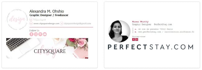 email signatures for designers