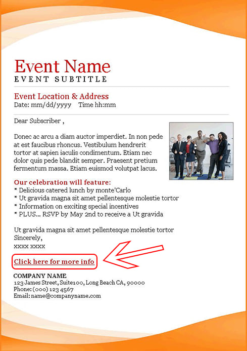 event email invitations 