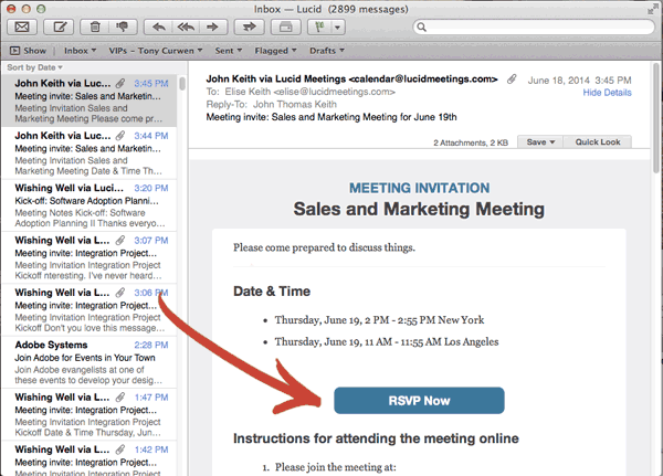 Outlook Meeting Invite Template | DocTemplates