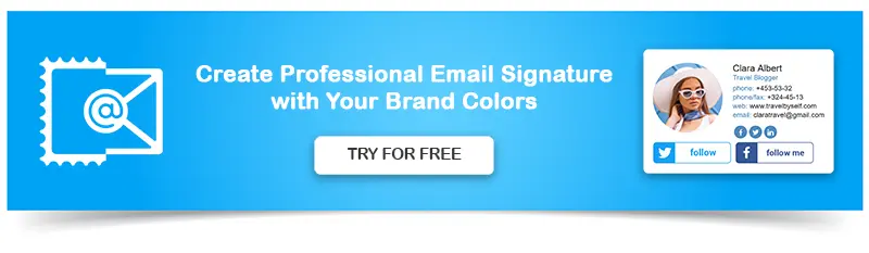 Create Professional Email Signature with Brand Colors