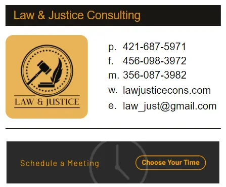 Create consistent company email signatures for lawyers