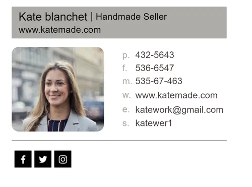 email signature examples for sellers