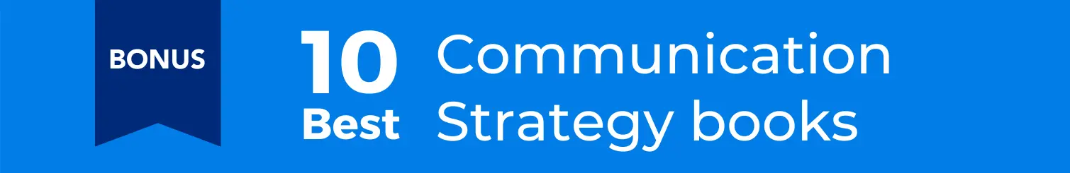 10 Best Communication Strategy books