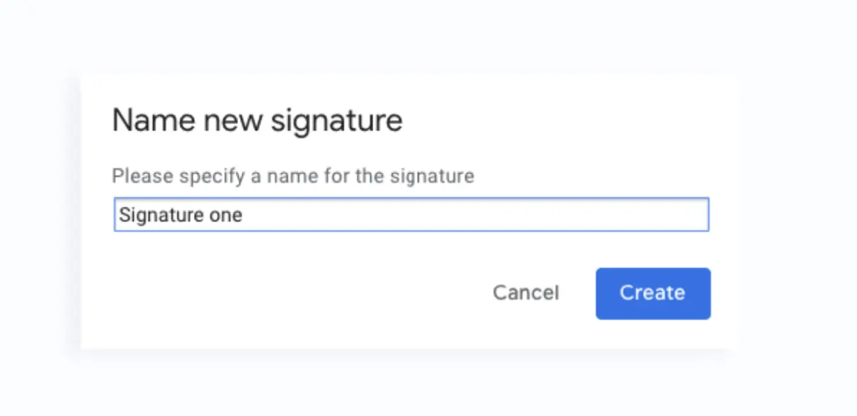 email signature gmail create