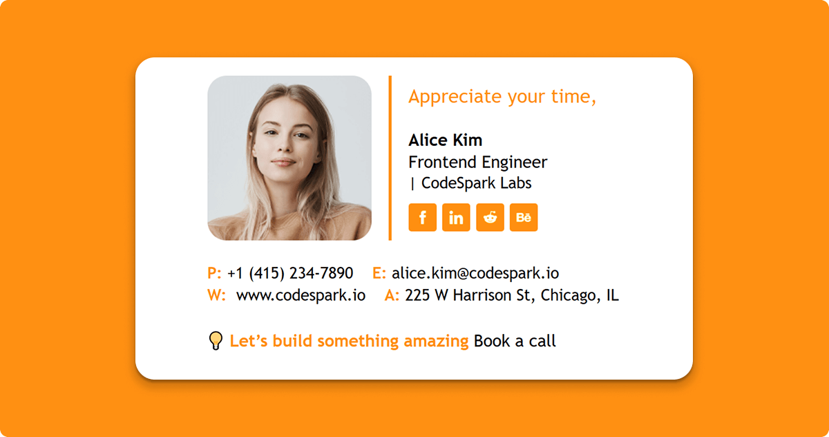 Sogn Off For friendly business emails