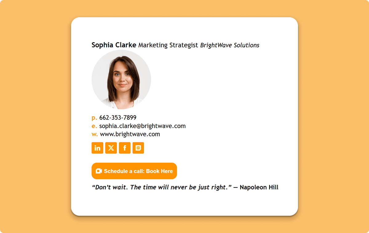 Time and Productivity Quotes for Email Signatures