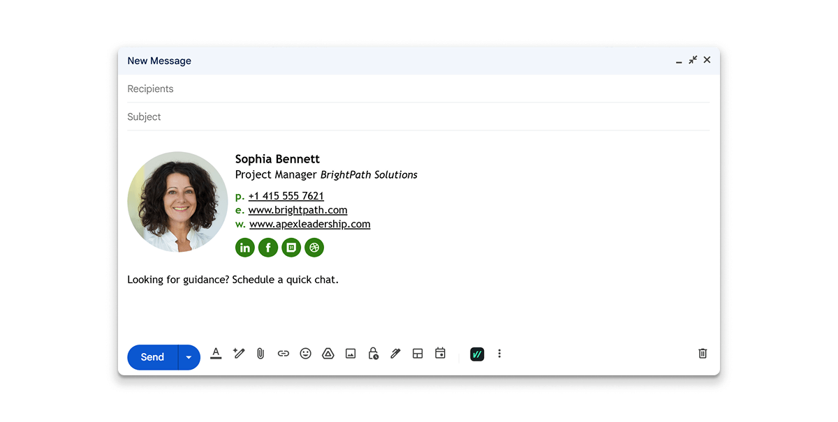 Test an HTML Email Signature in Gmail