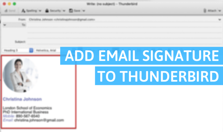 How Do You Add a Signature in Thunderbird?
