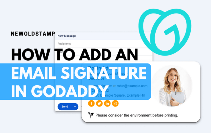 How to add an Email Signature in GoDaddy | NEWOLDSTAMP